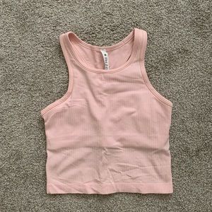 Lululemon Ebb to street racerback crop